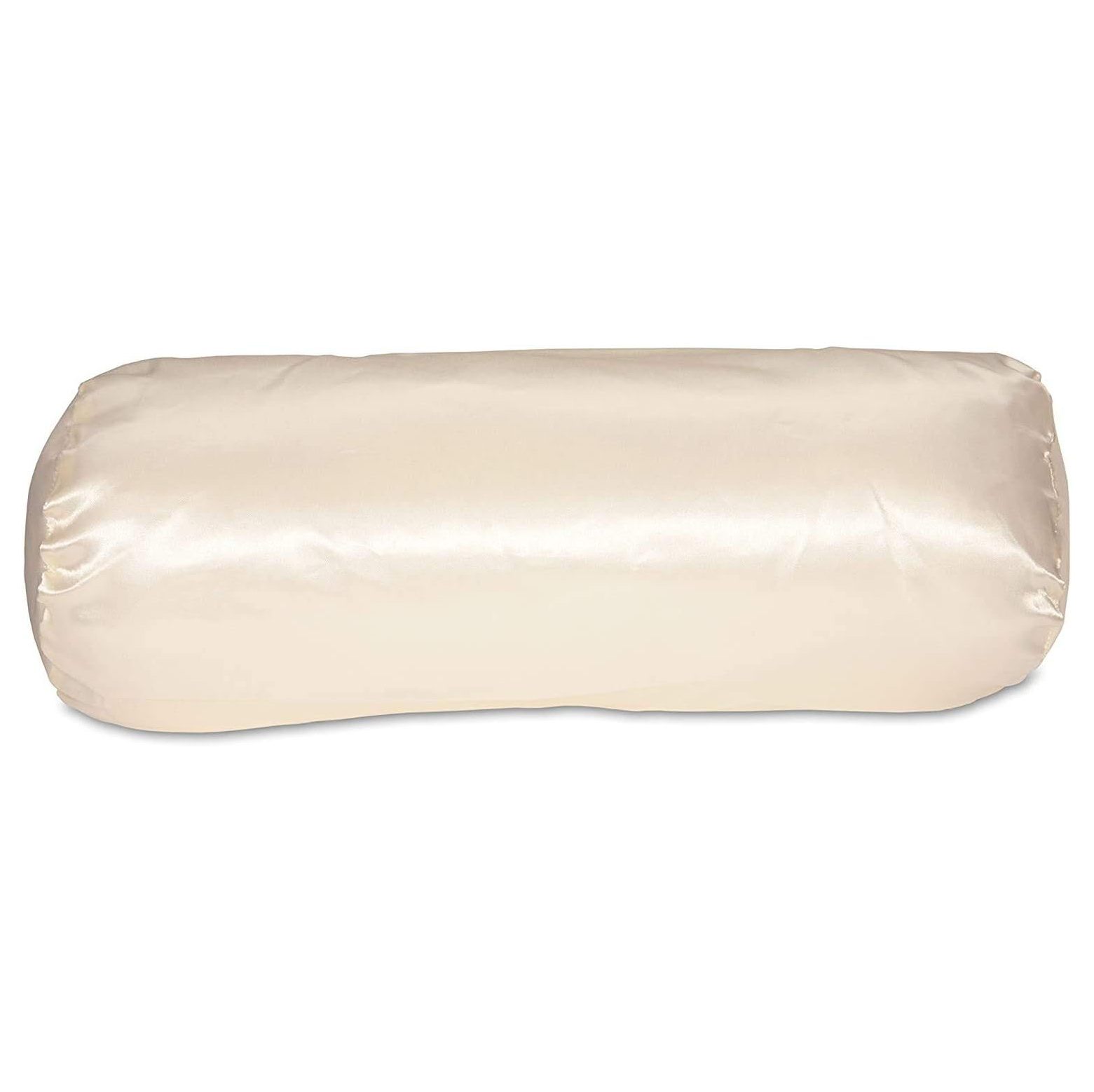 CintBllTer Cervical Neck Roll Pillow Case Beige Set of Two