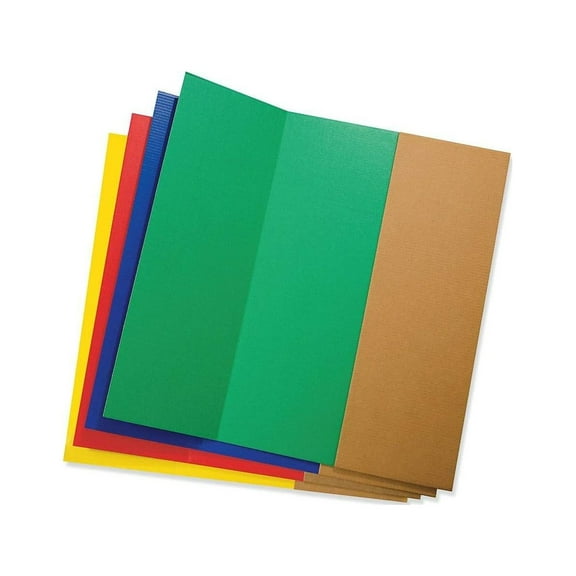 CintBllTer Corrugated Presentation Board, 48-Inchx36-Inch, Assorted 4 Colors (37654)