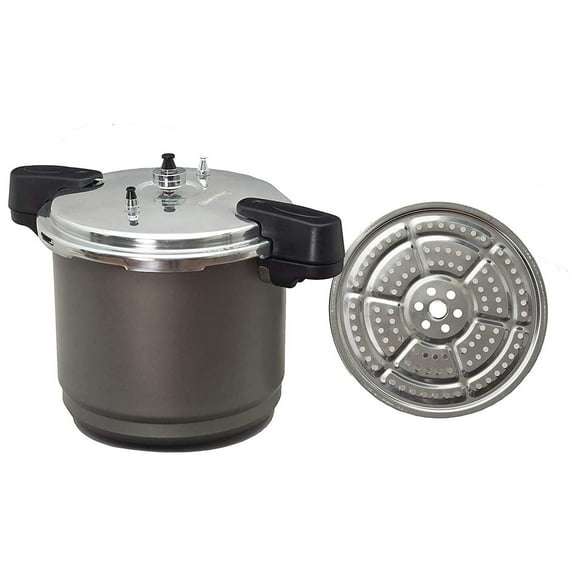 CintBllTer F0732-2 Pressure Canner and Cooker/Steamer, 12-Quart, Black by CintBllTer