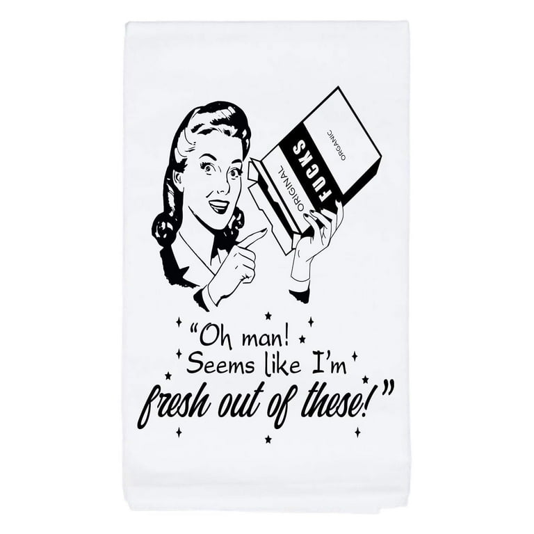 CintBllTer Funny Kitchen Towel, Funny Dish Towel, Funny Hand Towel, Fun Kitchen  Towels, Tea Towels Funny, with Sayings, Decorative, Cute, Sarcastic, Decor,  