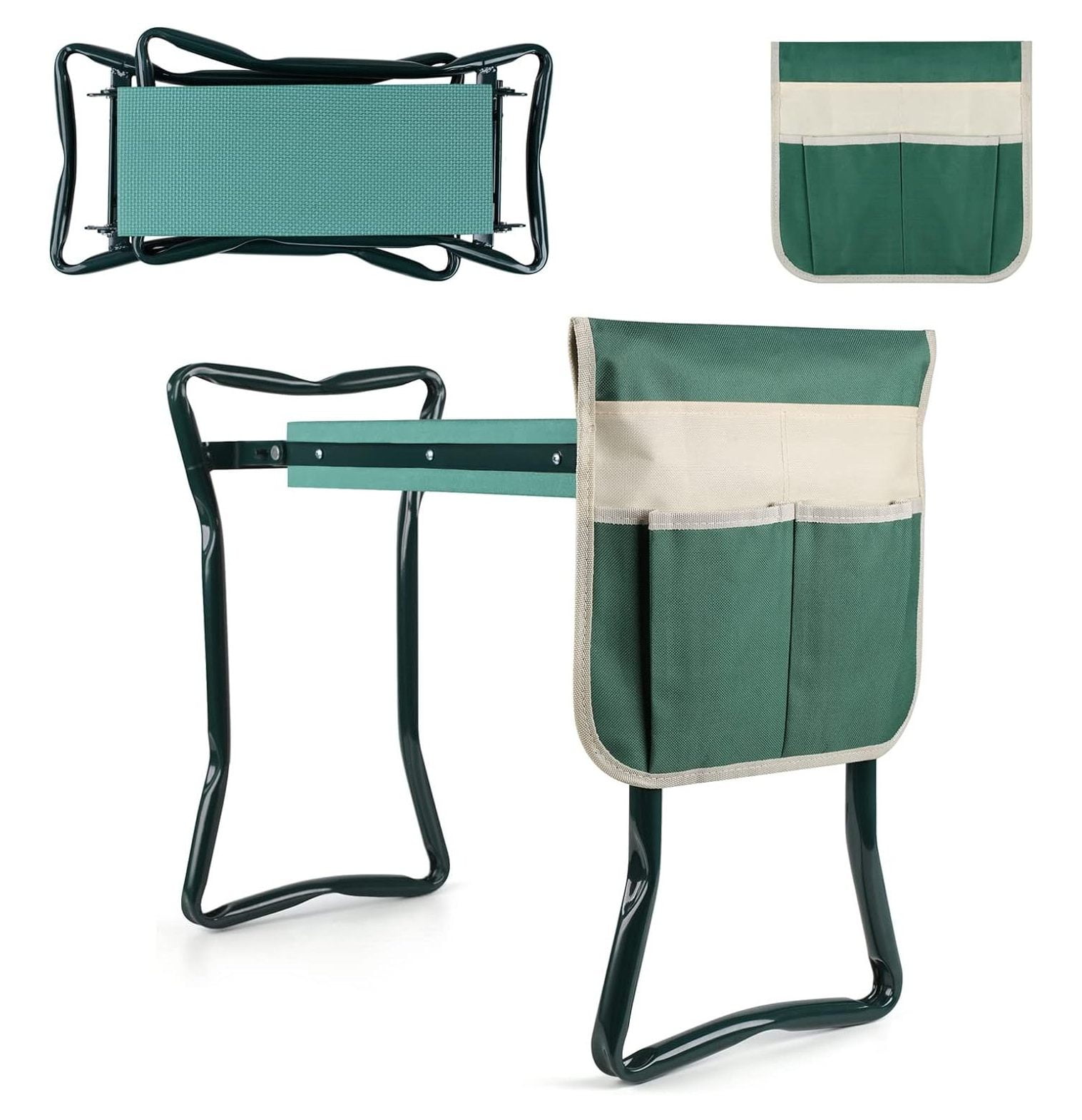 CintBllTer Garden Kneeler and Seat, Gardening Bench for Kneeling and