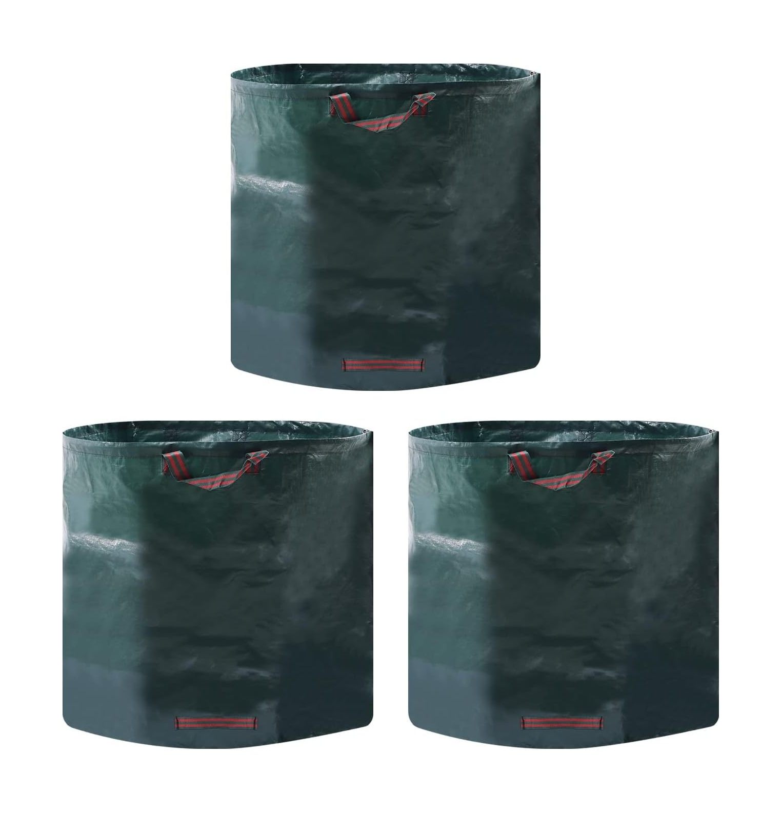 CintBllTer Garden Waste Bag, 3Pack 72 Gallon Reuseable Lawn Garden