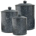thumbnail image 1 of CintBllTer Granite Enamelware Canisters Set Gray, 1 of 3