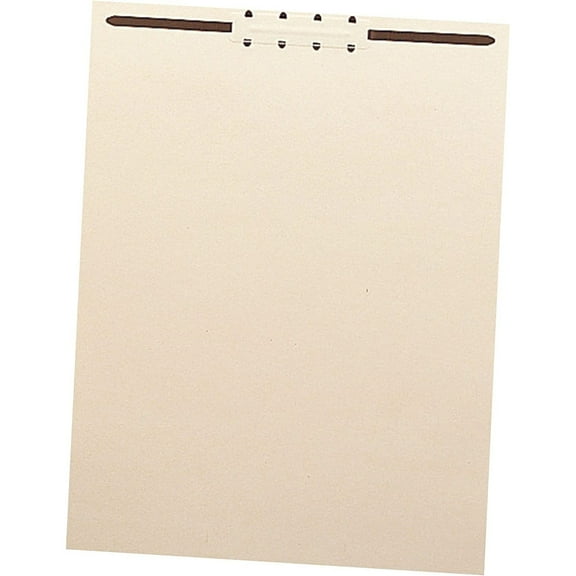 CintBllTer Manila File Backs with 2" Fastener, Letter Size, Manila, 100 per Box (35511)