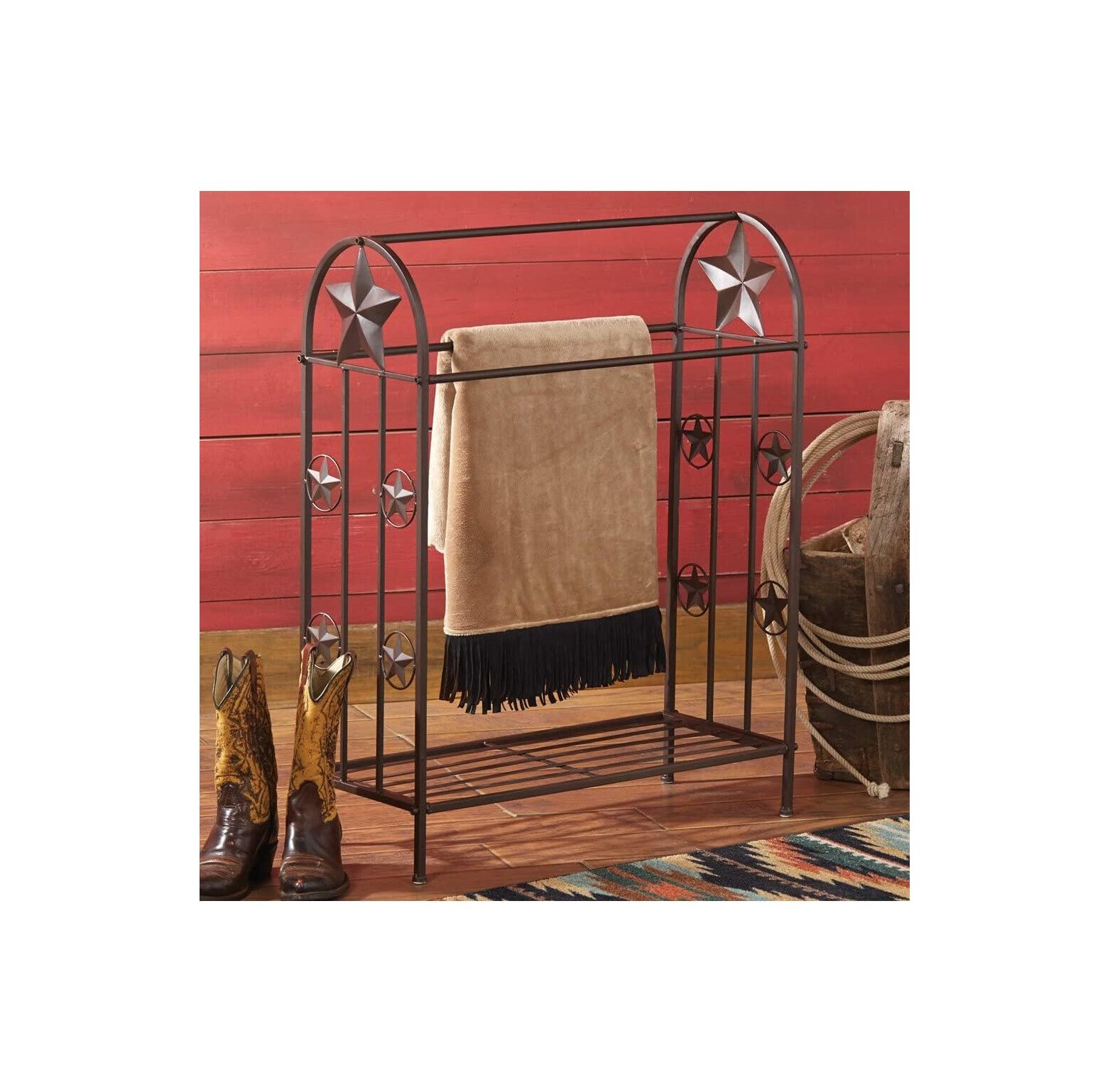 Metal quilt rack hotsell