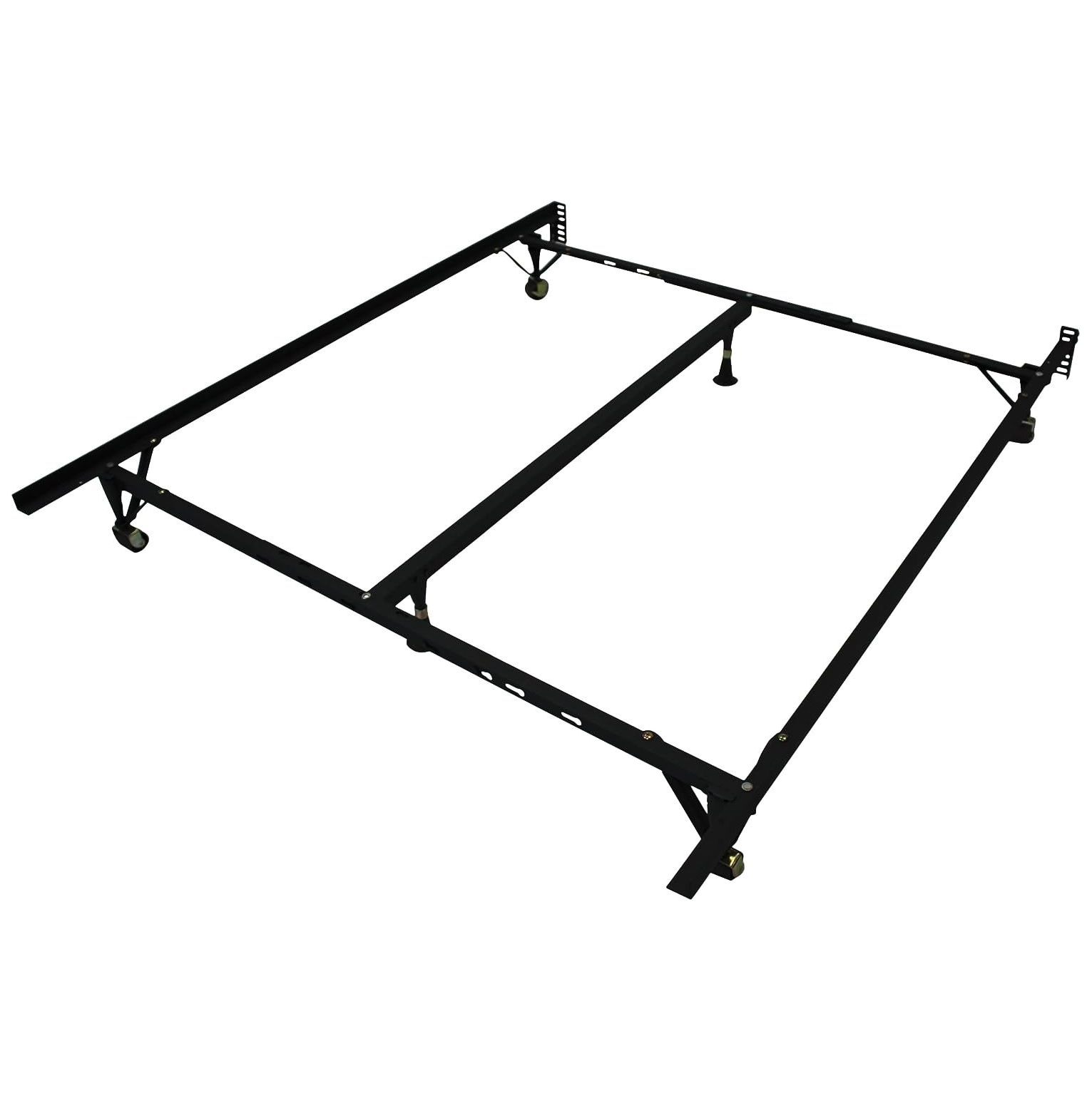 CintBllTer Orthopedic 40 Mm Angular Steel Bed Frame That Extends To Fit Full, Queen and King