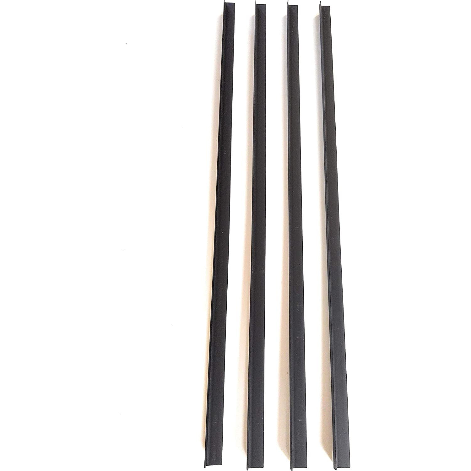 CintBllTer PVC Hanging File Rail for 1/2 Drawer Sides 2 Feet Long Black