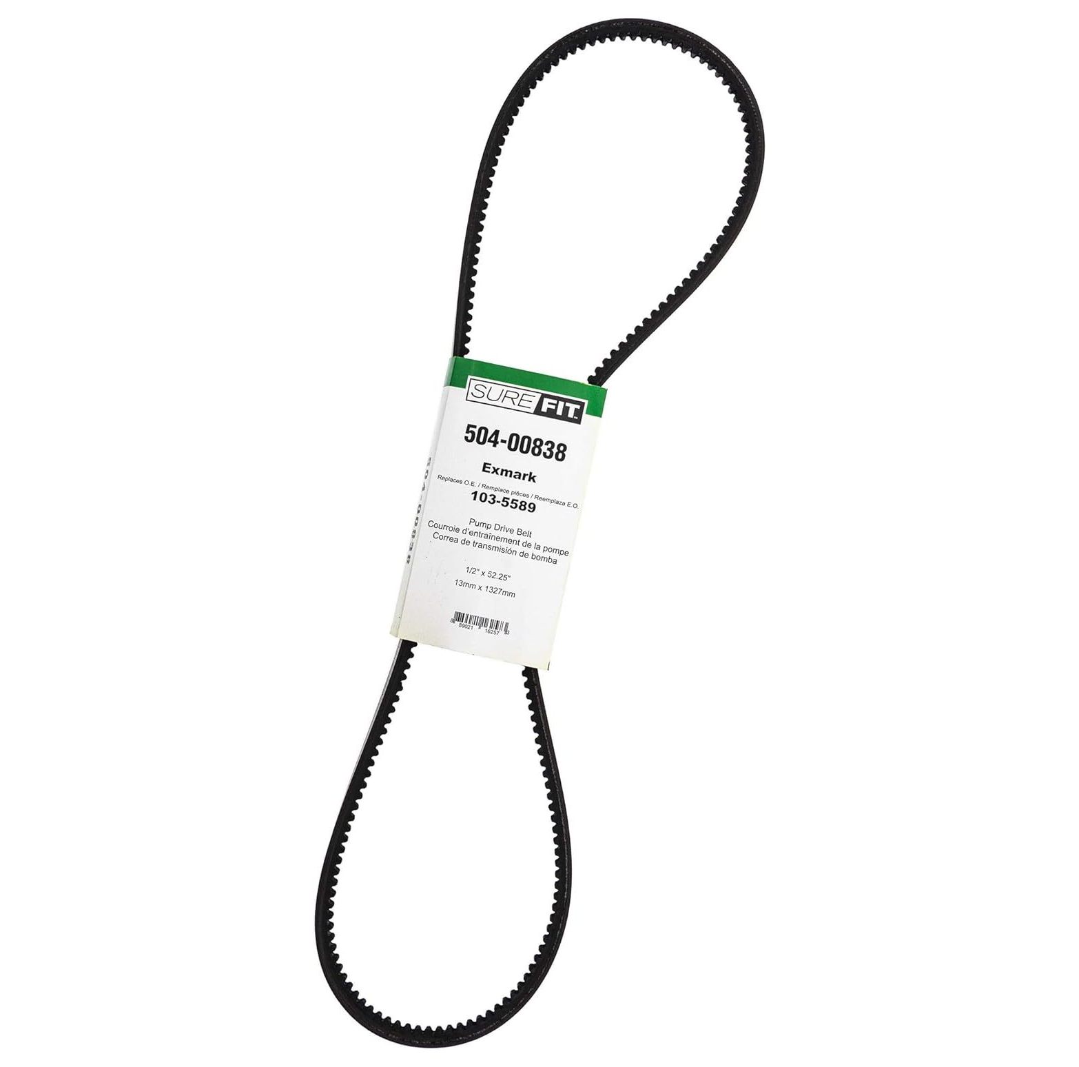 CintBllTer Pump Drive Belt Replacement for Exmark 1035589 1653416