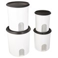 thumbnail image 1 of CintBllTer REMINDER 4-PC. CANISTER SET/BLACK WITH NEW DESIGNED SEALS, 1 of 2
