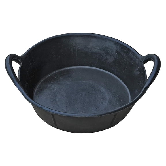 CintBllTer Rubber Utility Pan Durable & Versatile Rubber Pan (3 Gallon) (Item No. DF3D)