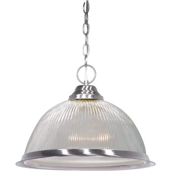 CintBllTer SF76/691 One Light Pendant, Pwt, Nckl, B/S, Slvr