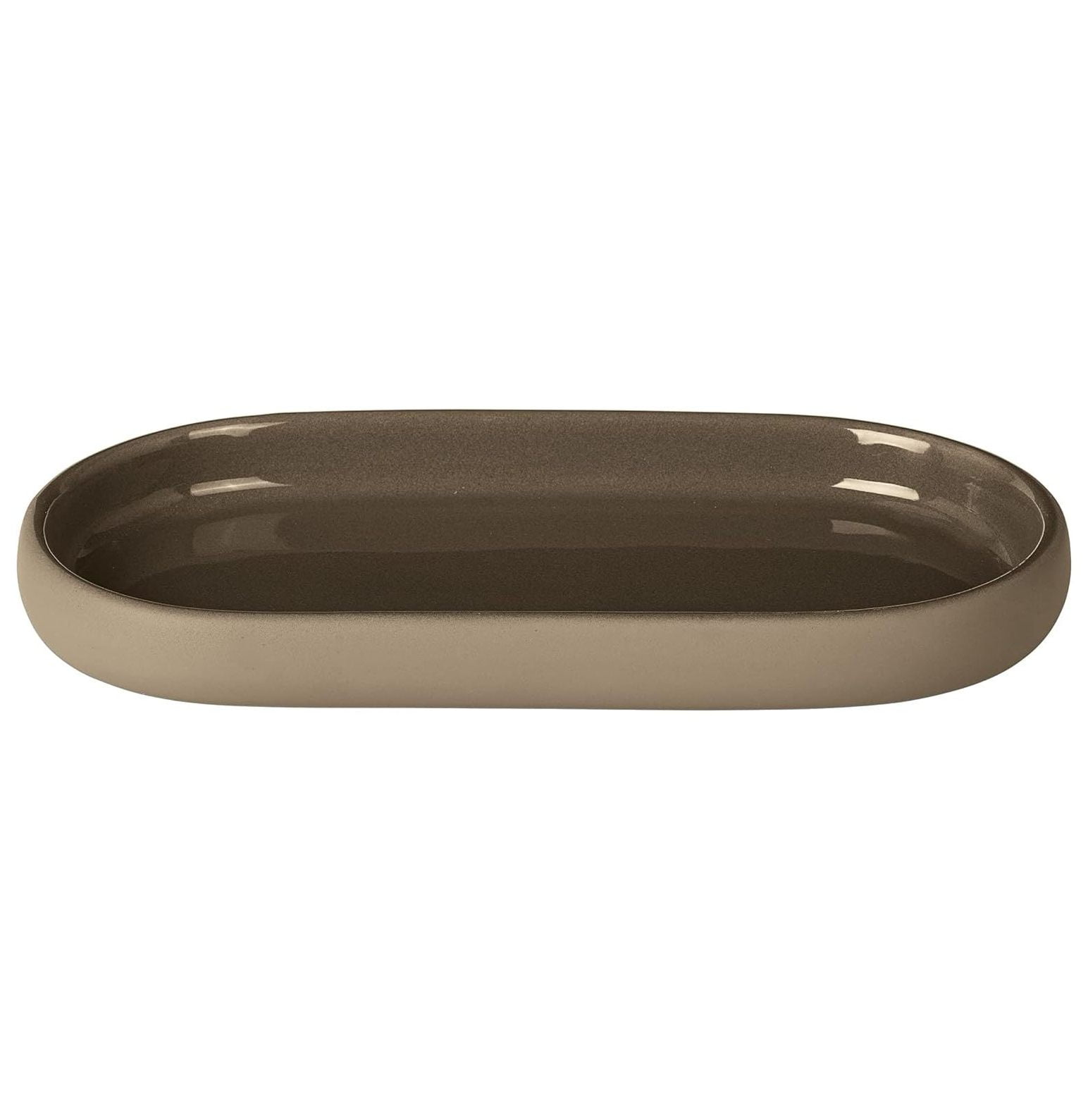Sono Magnet Charcoal Ceramic Bathroom Tray