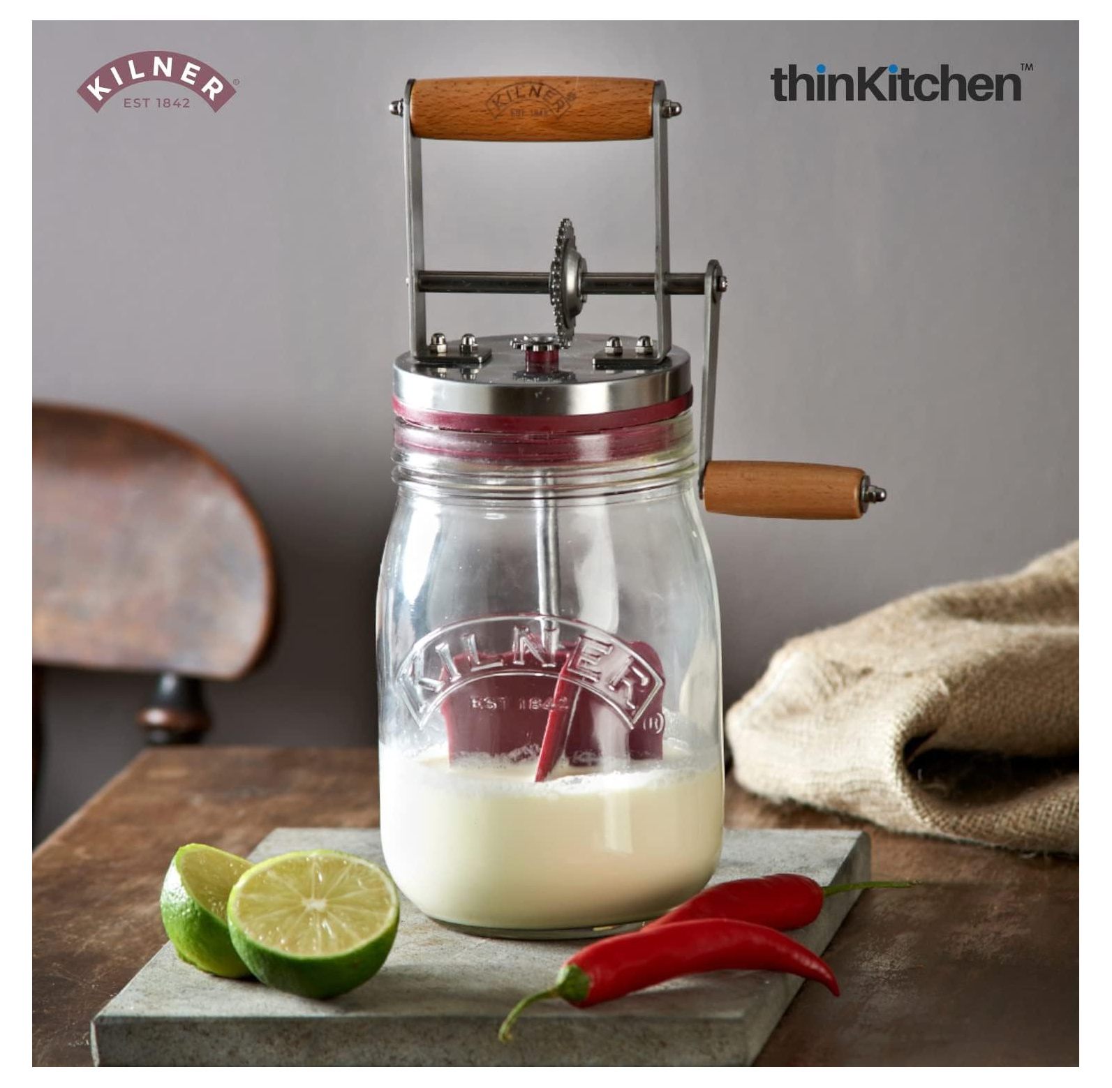 CintBllTer Small Manual Butter Churner