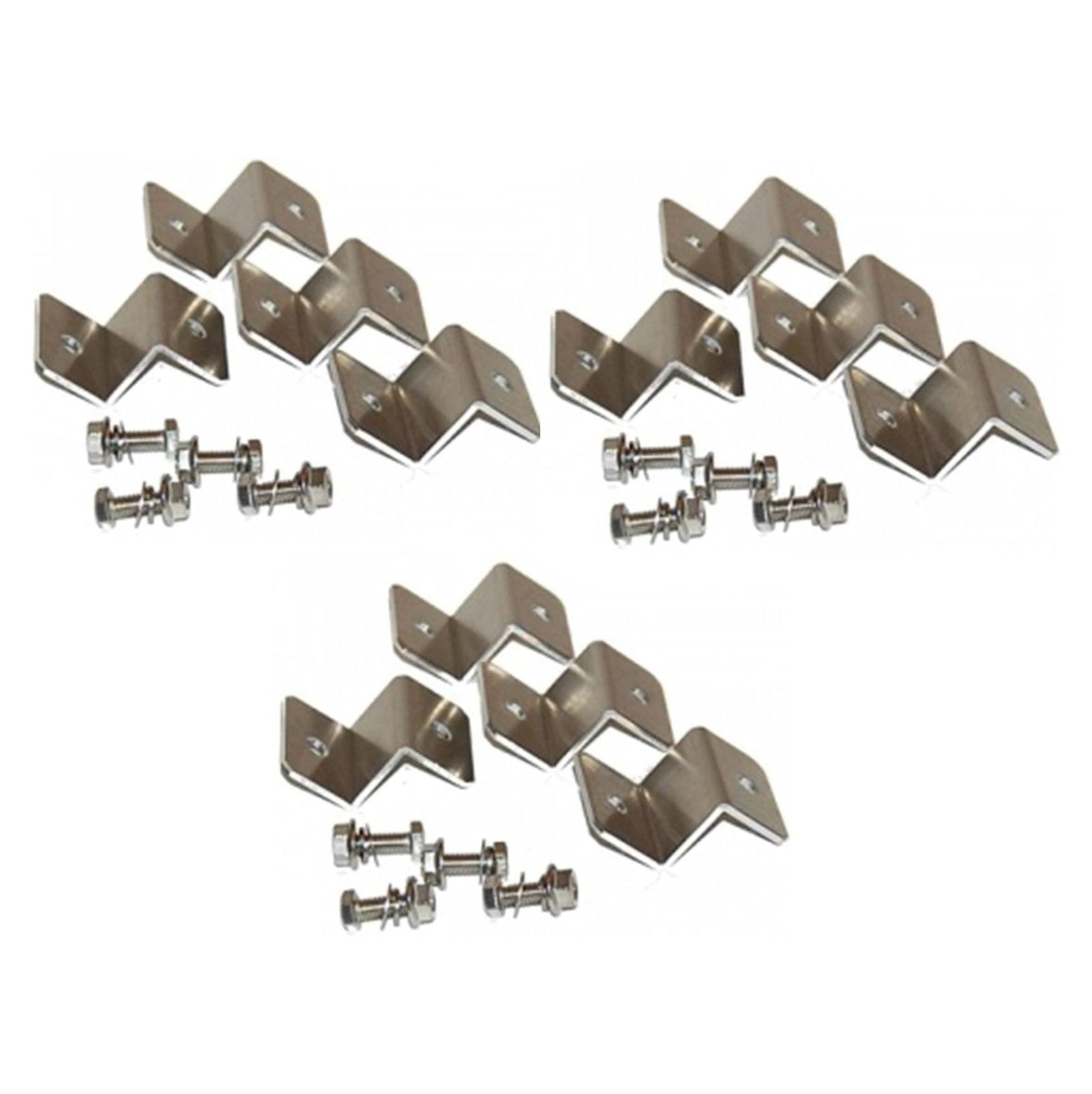 CintBllTer Solar Panel Z-Bracket Mounting Kit 3 Sets
