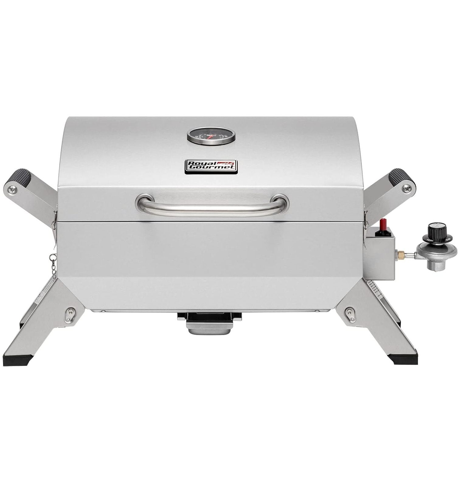 CintBllTer Stainless Steel Portable Grill with Two Handles and Travel