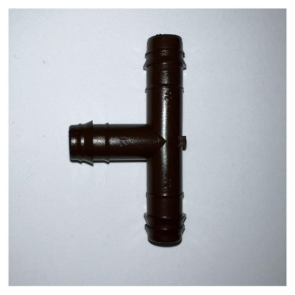 CintBllTer Techline T12TEE 12mm Barbed Insert Tee Drip Line Irrigation Fitting (25/Bag)