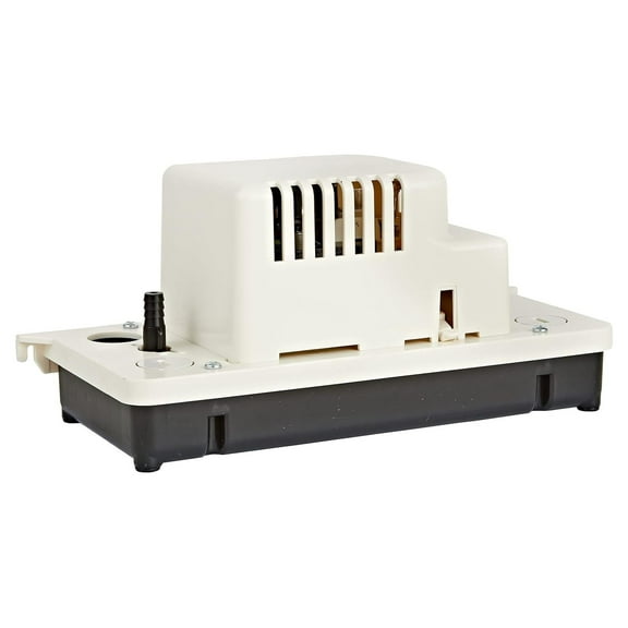 CintBllTer VCCA-20ULS 115-Volt, 1/30 , 80 GPH Low Profile Automatic Condensate Removal Pump with Safety Switch, White/Black, 554201101