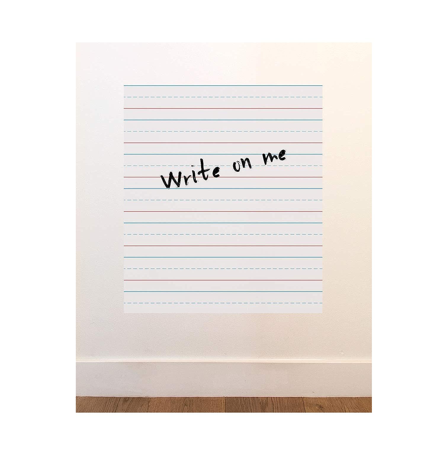 CintBllTer Writing Paper Dry Erase Removable Wall Decal Clever