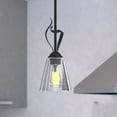 thumbnail image 1 of Cinta Bronze Mini Pendant Ceiling Light Clear Glass, 1 of 11