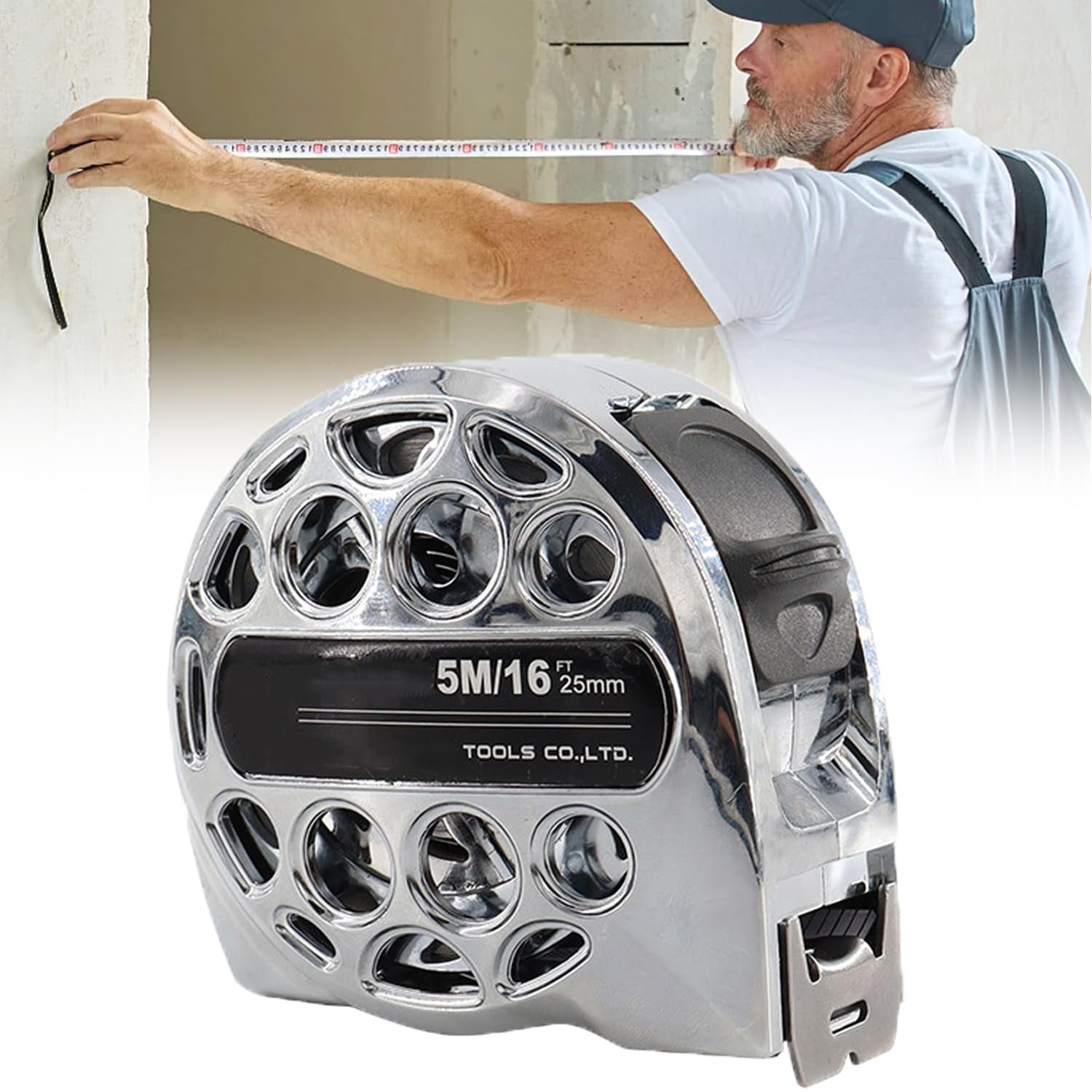 Cinta Metrica De Acero Inoxidable, Measuring Tape, Hollow Retractable ...