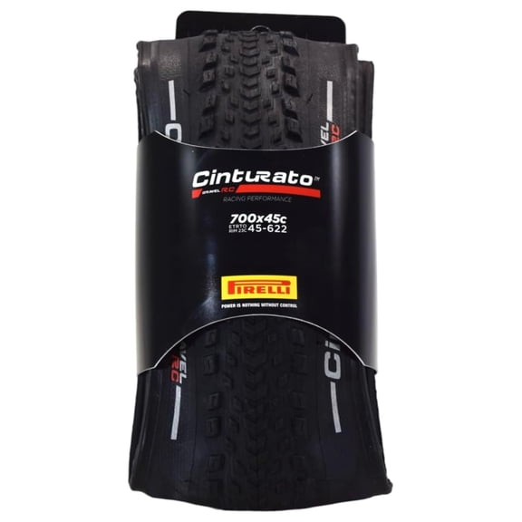 Cinturato Gravel RC Bike Tire, Gravel Racing, Tubeless Ready Clincher TLR, Speed & Grip, Advanced Puncture Protect, (1) Tire/Black or Tan Sidewall/700c Sizes