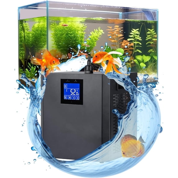 Ecojoy 300L 1/3 HP Aquarium Chiller Water Chiller Hydroponic Tank Cooler With Remote