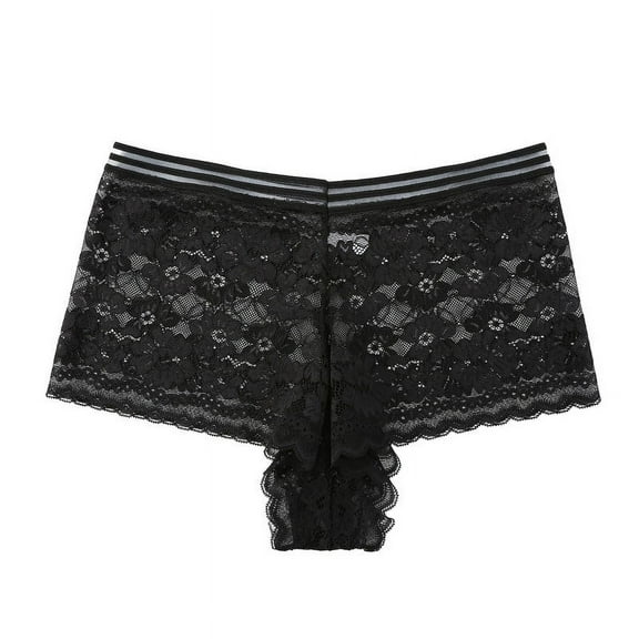 Cinvik Lace Underwear for Womens Cheeky Sexy Boyshort Panties Brief 4XL