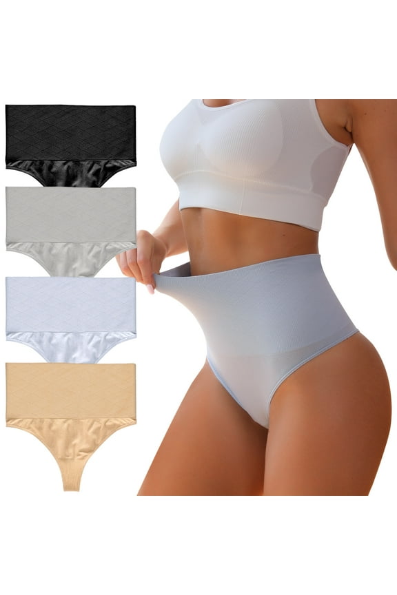 Thong Shapewear for Women Body Shaper High Waisted Compression Underwear Postpartum Core Shaper Under Dress Prom Accessories 2XL