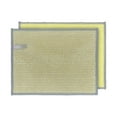 thumbnail image 1 of Cinvoph 10 Pack Scrub Dishcloth for Kitchen Double-Layer Non-Scratch Wire Dish Cleaning Cloths Reusable Steel Scrubber for Dishes, Pans, Pots and Hard Stains 9"x7" Yellow, 1 of 4
