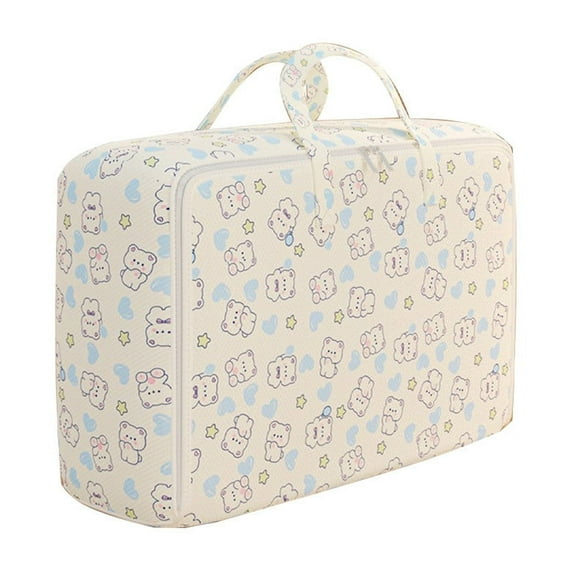 Cinvoph 10"x20"x12" Soft Large Storage Bags with Zippers & Carrying Handles, Storage for Pillows, Quilt, Blankets and Comforter