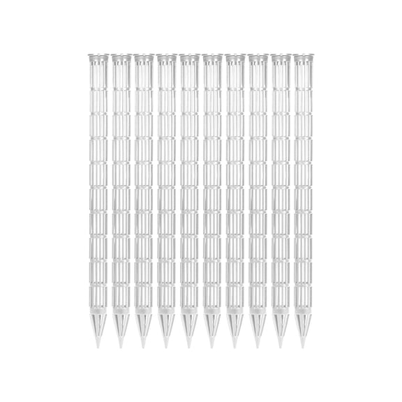 Cinvoph 10pcs Plants Root Watering Ventilation Tubes Hollow Root Pipe for Potted Plants Home Garden Root Care Watering 10"