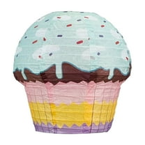 Cinvoph 12" Christmas Decorations Indoor, Paper Lanterns Colorful Paper Cake Decorative Lanterns, for Xmas Home Yard, Pathway, Porch, Cemetery, Holiday Decor, Blue