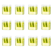 Cinvoph 12 Pcs Pencil Sharpeners Manual, Dual Holes Multicolored Handheld Pencil Sharpenerwith Lid for Adults Students Home Office