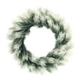 thumbnail image 1 of Cinvoph 15.7" Artificial Green Christmas Wreaths for Front Door, Soft and Thickness Wreath Xmas Faux Wreath for Fireplace Mantle Wall Windows Home Indoor Outdoor Decor, 1 of 6