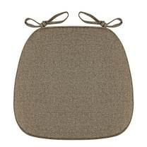 Cinvoph 17"x16" D-Shaped Thick Dining Chair Cushions With Ties Removable Machine-Washable Seat Cushion Soft Comfortable Seat Pad for Dining Room Home Use Easy to Clean