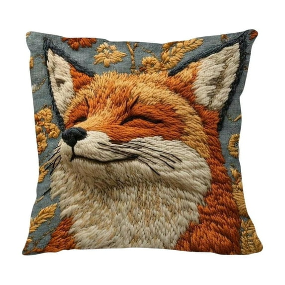 Cinvoph 18"x18" Throw Pillow Covers Decorative Cute Animal Pillow Cases Soft Winter Hoilday Couch Cushion Case for Chair Sofa Bedroom Living Room Home Decor