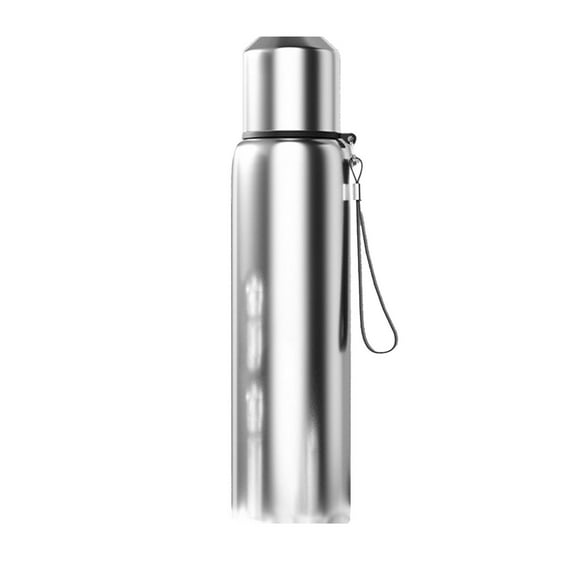 Cinvoph 20oz Insulated Coffee Mug with Handle Large Capacity Stainless Steel Outdoor Travel Mug, Tumbler Cup with Lid Gift for Men, Silver