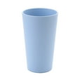 thumbnail image 1 of Cinvoph 20oz Wheatss Straw Basic Milk Mug Solid Daily Water Cup for Water Coffee Milk Tea Dishwasher Safe, B#Blue, 1 of 4
