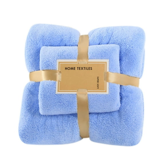 Cinvoph 2pcs Hand Towel Bath Towel Set High Density Cotton Super Soft Absorbent Towels, Machine Washable for Bathroom 29"x51"