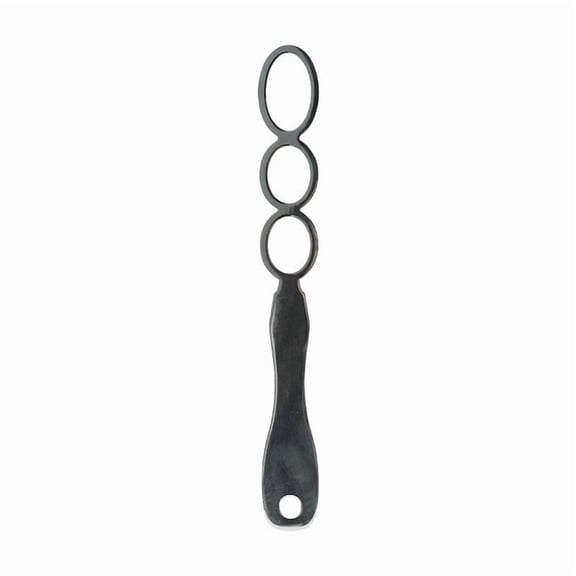 Cinvoph 3-Loop Danish Dough Whisk Stainless Steel Manual Mixer with Ergonomic Handle for Home Baking Bread Pizza Pastry Dough Blending Tool 8.5"