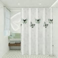 thumbnail image 1 of Cinvoph 47"x71" Shower Curtain Butterfly Shower Curtain with 8 Hooks Heavy Duty Cottagecore Vintage Rustic Shower Curtains for Bathroom Decor, 1 of 6