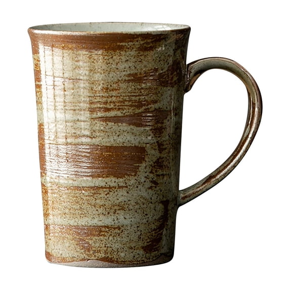 Cinvoph 500ml Ceramic Coffee Mugs Large Capacity Vintage Craft, Handmade Pottery Mug, Tea Cups with Handle for Office Home,