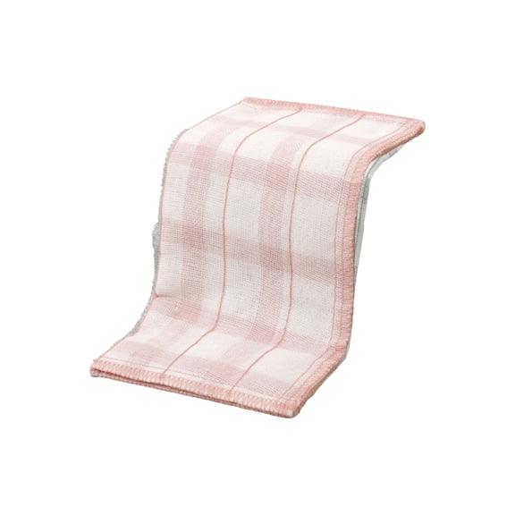 Cinvoph 5pcs Kitchen Dishwashing Cloth Glass Wiping Towel, Soft Fiber Absorbent Non-Shedding Multifunctional Scouring Pad 12" Red