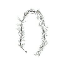 Cinvoph 6.4ft Christmas Berry Garland, Artificial Exquisite Berry Christmas Garland for Indoor Outdoor Home Fireplace Decoration for Winter Holiday New Year Decor, White