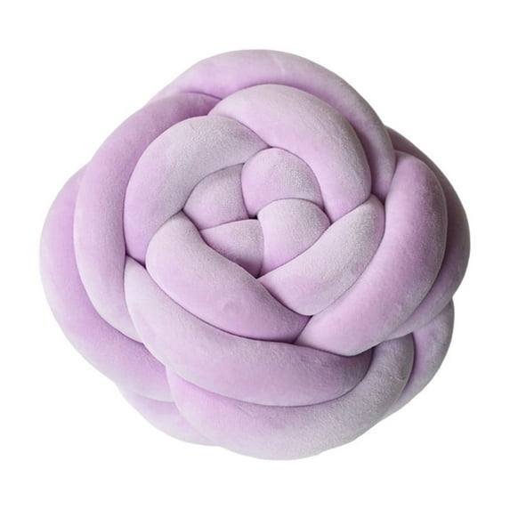 Cinvoph 7"x7" Valentine's Day Gift for Her Rose Throw Pillow Decorative Soft Velvet Pillows Romantic Home Decor for Living Room Bedroom Sofa, A#Purple