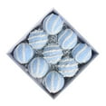 thumbnail image 1 of Cinvoph 9pcs 3.15" Christmas Ball Ornaments, Shatterproof Plastic Xmas Bulbs Decorations for Xmas Tree Winter Holiday New Year Party Supplies, Blue, 1 of 6