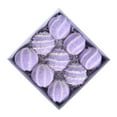 thumbnail image 1 of Cinvoph 9pcs 3.15" Christmas Ball Ornaments, Shatterproof Plastic Xmas Bulbs Decorations for Xmas Tree Winter Holiday New Year Party Supplies, Purple, 1 of 6