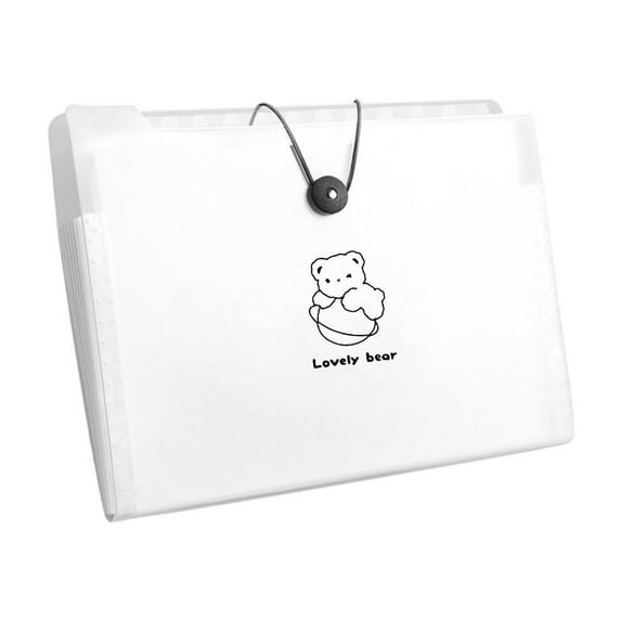 Cinvoph Accordion File Organizer, 12 Pockets Expanding File Folders, Clear Monthly Bills Receipt File Organizer for Letter/A4, Home & Office Supplies