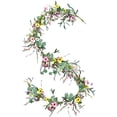 thumbnail image 1 of Cinvoph Artificial Floral Spring Garland FLower Vine For Home Garden Wall Arch Wedding Ceremony Backdrop Hanging Ornament Decor 6ft, 1 of 7