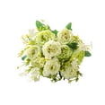thumbnail image 1 of Cinvoph Artificial Flower Fake Peony Wedding Handheld Bouquet Decoration for Living Room Table Centerpiece Entryway Indoor Outdoor Decor 7" Green, 1 of 6
